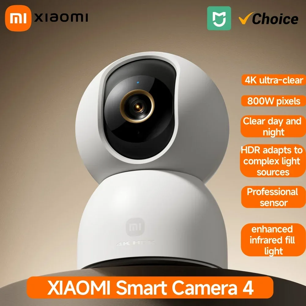 Xiaomi Baby Products - 最新のXiaomiスマートカメラ。デュアルバンドWi-Fi、68MP、4K HDR、AIトラッキング、夜間撮影、双方向音声通話機能を搭載。家庭用防犯カメラ、ベビーモニター、CCTVとして使用可能。