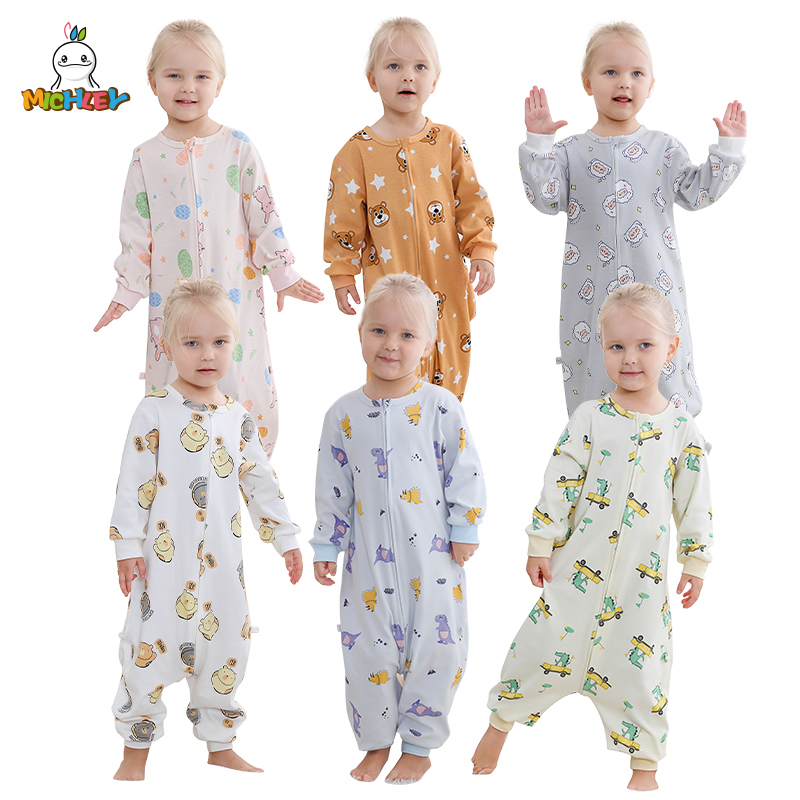 Baby Sleep Sack - ミッキーリー-取り外し可能な袖の子供の漫画のパジャマ、男の子と女の子のための寝袋、頑丈な分割
