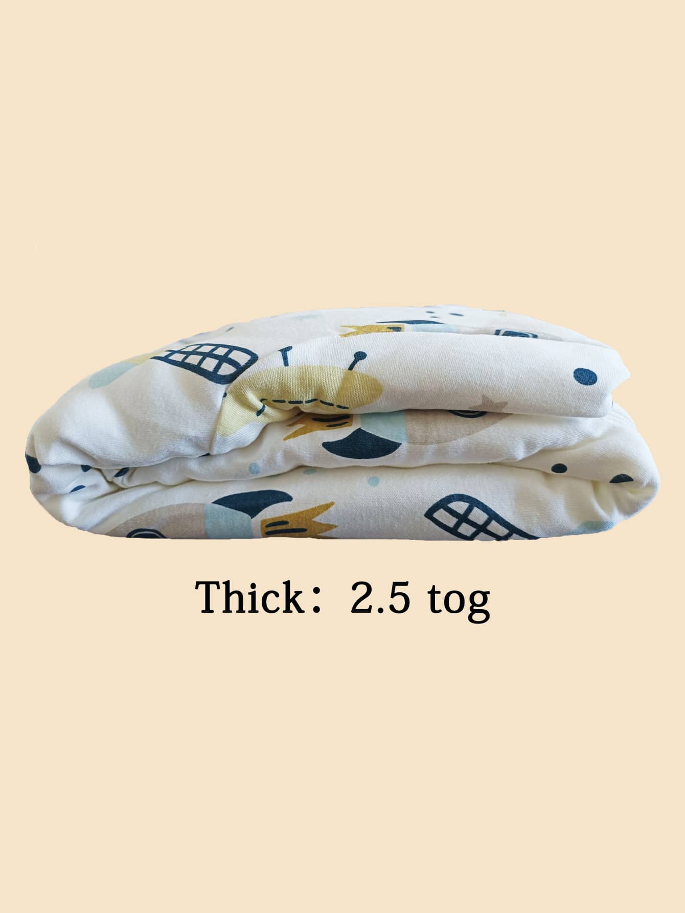 2.5Tog 春と秋の薄いベビー寝袋 U 字型漫画純綿子供用 - Baby Sleep Sack のレビューと価格