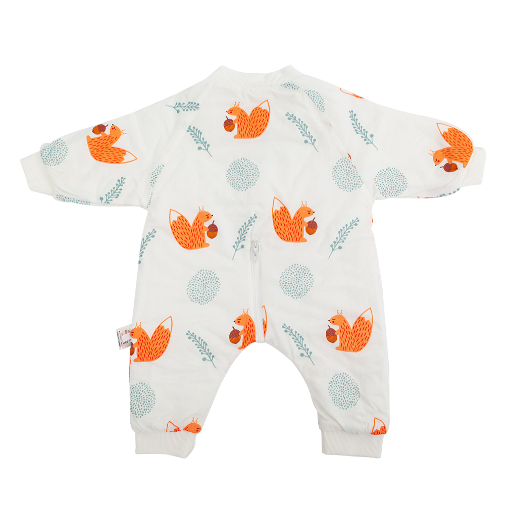 ベビー寝袋漫画リスプリント寝袋ソフトコットン春薄型スリープサ - Baby Sleep Sack のレビューと価格