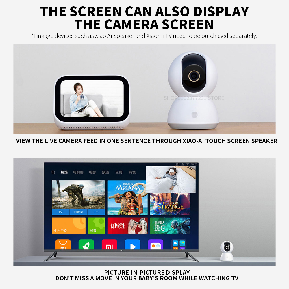 オリジナルXiaomiスマートカメラ2K 1296P HD  - Xiaomi Baby Products のレビューと価格